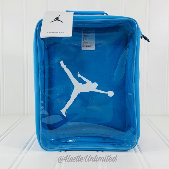 Nike Air Jordan UNC Travel Shoe Bag Box University Blue Handbag Large - Picture 2 of 9